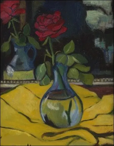 Qui a peint "La Rose au miroir" ?