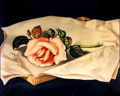 À qui appartient le tableau intitulé "Une rose" ?