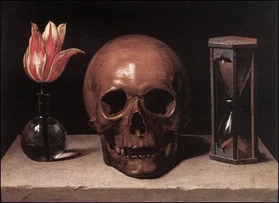 Qui a peint "Nature morte avec un crâne" ?