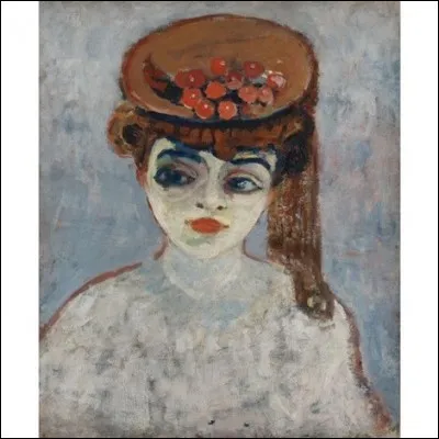 Qui a réalisé la toile intitulée "Chapeau de cerises" ?