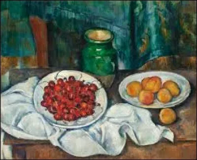 Qui a réalisé "Nature morte au plat de cerises" ?