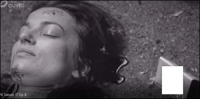 Quel est le chiffre ou la lettre sur le repère à côté de la victime ?