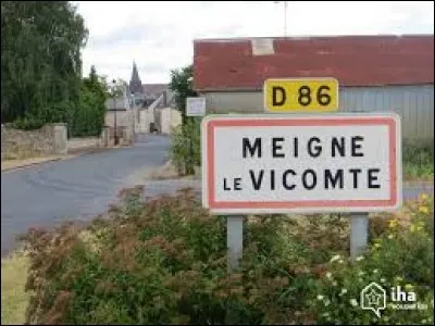 Ancienne commune Angevine, dans le Baugeois, Meigné-le-Vicomte se situe en région ...