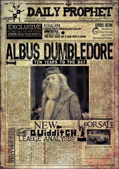 Comment se nomme le journal des sorciers ?