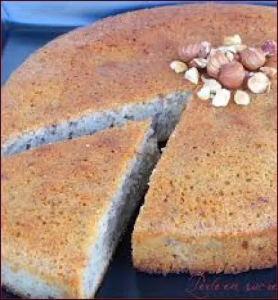 Quel est le nom de ce gâteau à base de noisettes ?