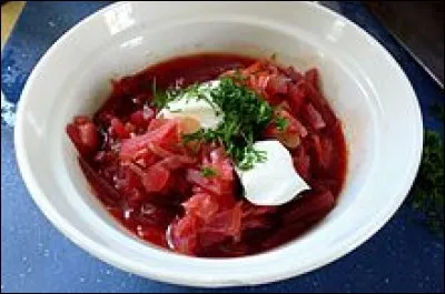 De quel pays provient le "bortsch" ?