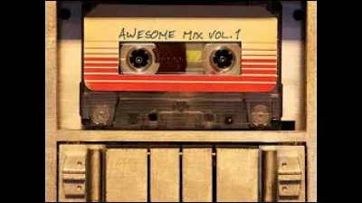 Laquelle de ces chansons ne fait pas partie de sa cassette Awesome Mix Vol.1 ?