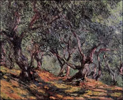 À qui doit-on "Les Oliviers à Bordighera" ?