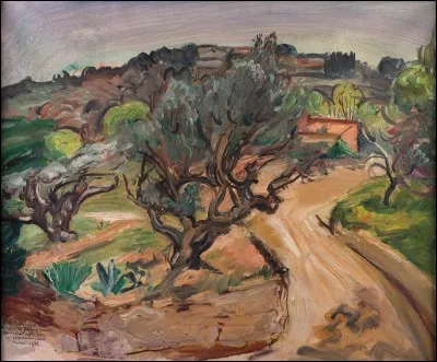 Qui a peint "L'Olivier" ?