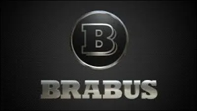 Le préparateur automobile Brabus se base sur les modèles de série du constructeur...