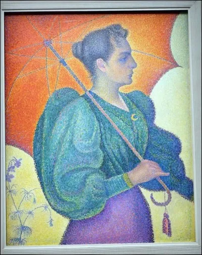 Qui a peint "Femme à l'ombrelle" ?