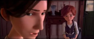 Pourquoi la jeune orpheline et sa connaissance se disputent-ils ?