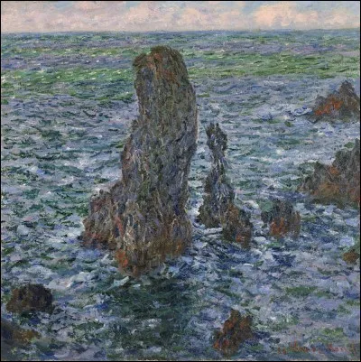 Toujours dans l'impressionnisme, qui est l'auteur du tableau "Les Pyramides de Port-Coton, mer sauvage" ?