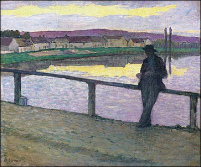 Qui a peint "Coucher de soleil à Pont Aven" ?