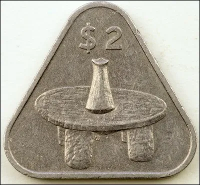 Dans quel pays peut-on trouver cette monnaie triangulaire ?
