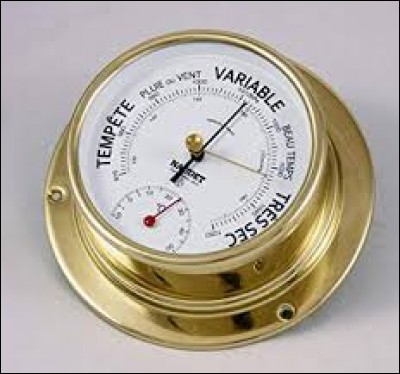 Un instrument qui sert à mesurer la pression atmosphérique.