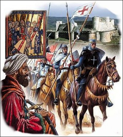 Quel était l'objectif des huit croisades du Moyen Âge (1095-1291) ?