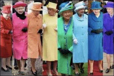 Si tu devais porter des vêtements d'une couleur jusqu'à la fin de ta vie, cette couleur serait...