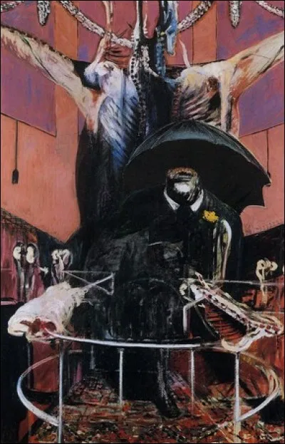 Sa toile s'intitule "Peinture" et représente vraisemblablement une carcasse de buf. Qui en est l'artiste ?