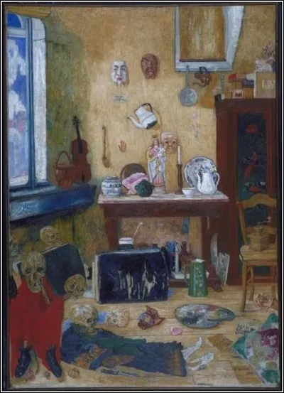 Qui est le peintre de "Squelettes dans un atelier" ?