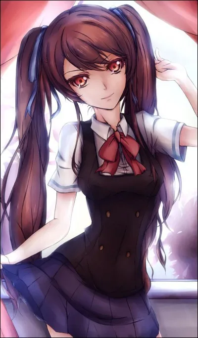 Que se cache-t-il sous le bandeau de Mei Misaki (Another) ?