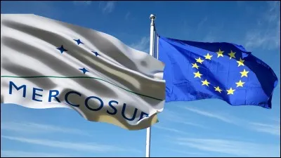 À gauche du drapeau de l'UE, on peut voir le drapeau du MERCOSUR. De quoi s'agit-il ?