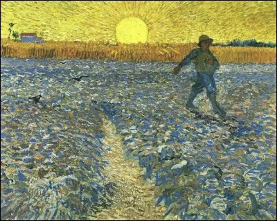 De quel peintre nous vient le tableau "Le semeur au coucher du soleil" ?