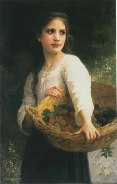 À qui doit-on cette jeune fille au panier de prunes ?