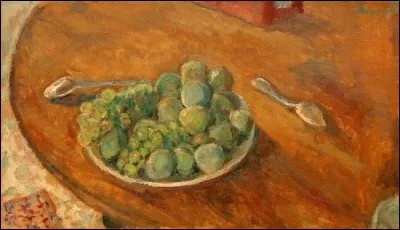 Qui a peint "Prunes et raisins" ?