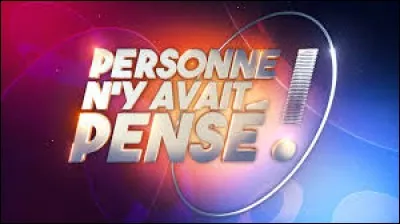 Qui présente le jeu télévisé "Personne n'y avait pensé" sur France 3 ?