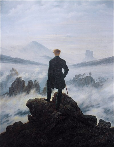 À quel artiste doit-on le tableau "Le voyageur contemplant une mer de nuages" ?