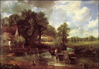À quel peintre anglais doit-on le tableau intitulé "La Charette de foin" ?