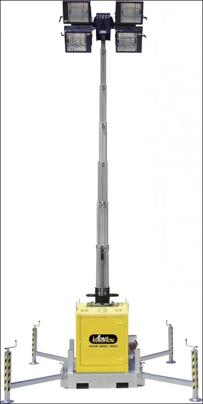 Quelle est la particularité de ce mât télescopique ?