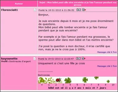 N'insistez pas, madame est déjà enceinte !