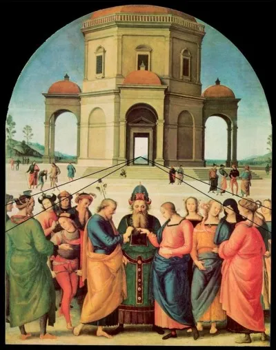 Quel peintre de la Renaissance est l'auteur de ce tableau intitulé "Le Mariage de la Vierge" ?