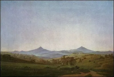 À qui doit-on ce paysage de Bohème avec mont Milesovka ?