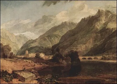 Qui a peint "Bonneville et mont Blanc" ?