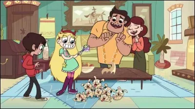 Combien de chiots y a-t-il dans l'intro de la saison 1 du dessin animé ?