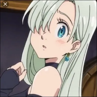 Comment s'appelle la fille aux cheveux vert clair dans "Nanatsu No Taizai" ?