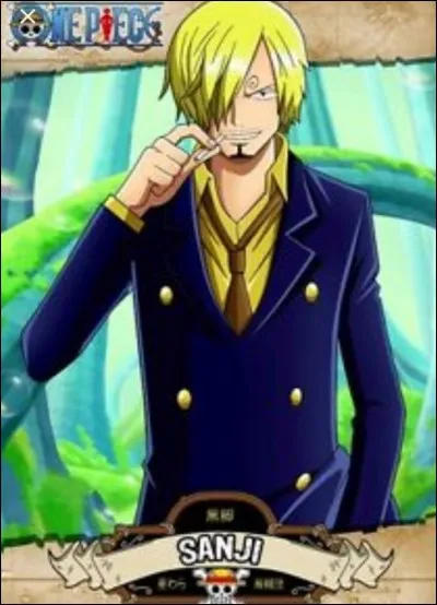 Où a été recruté Sanji de "One Piece" pour rejoindre l'équipage du Chapeau de paille ?