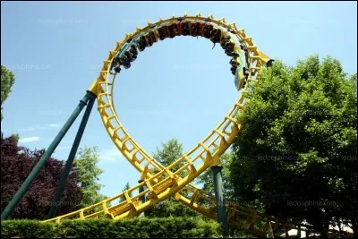 Ceci est le grand huit de Walibi. Mais au fait, est-ce bien celui-ci le plus grand ?