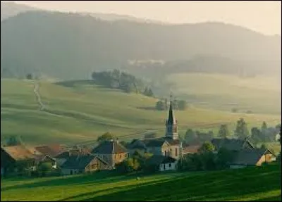Village de Bourgogne-Franche-Comté, adossé à la frontière suisse, Les Alliés se situe dans le département ...