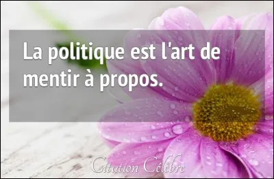 De qui est cette citation figurant sur l'image ?
