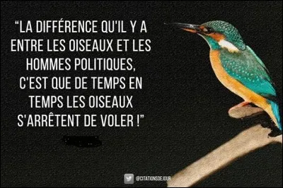 De qui est cette citation figurant sur l'image ?
