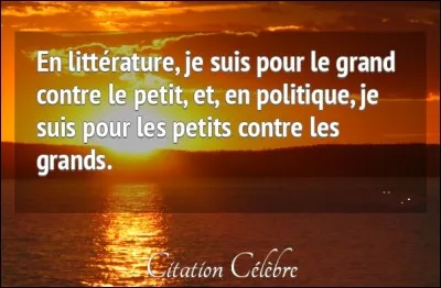 De qui est la citation figurant sur cette image ?