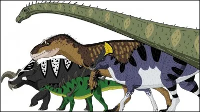 Quel autre dinosaure n'est pas sur la liste ?