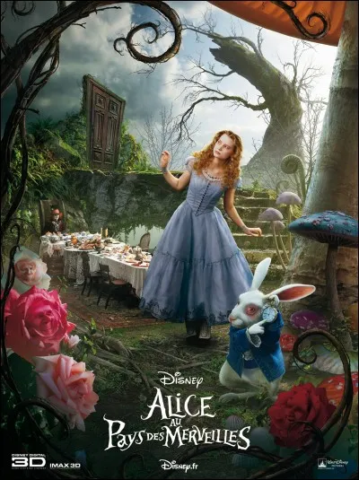 Dans "Alice au pays des merveilles", de quelle couleur sont les cheveux du chapelier fou ?