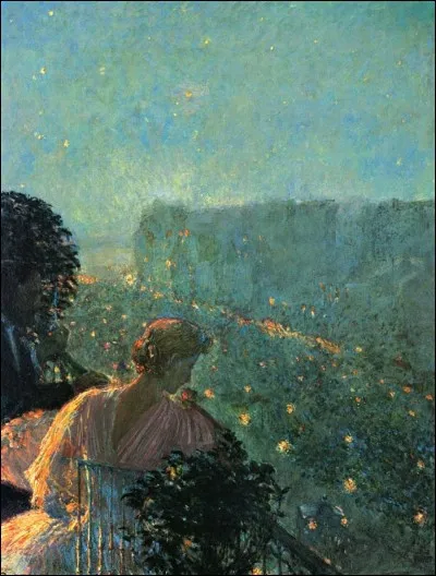 Quel impressionniste am&eacute;ricain est l'auteur du tableau "Soir d'&eacute;t&eacute;, Paris" ?