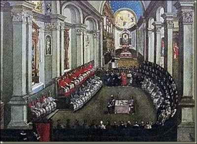 Quel concile est organisé en réaction aux théories protestantes ?