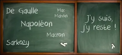 Celui à qui appartient cette citation est-il sur le tableau ?